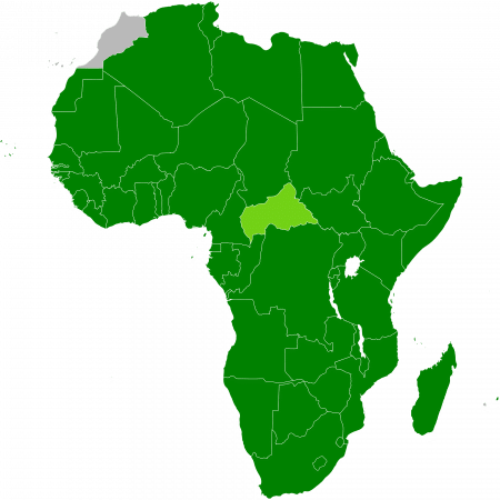 Map of Africa hit by dating scams