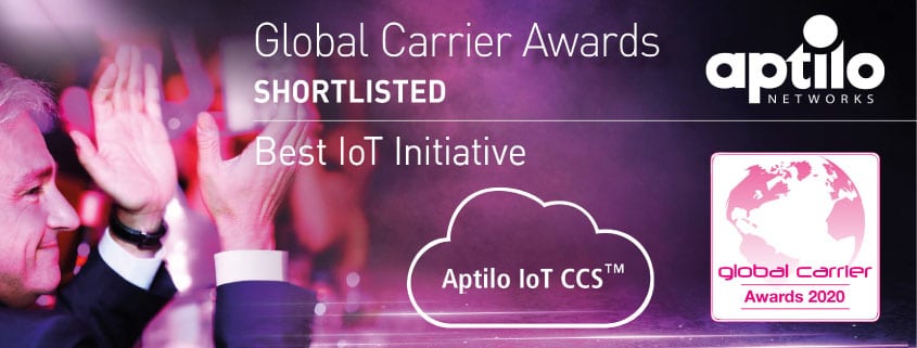 Aptilo IoT CCS Finalist for Global Carrier Awards 2020
