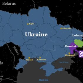 Ukraine map showing telecom operators during the war