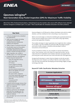 Qosmos ixEngine: Next-Generation DPI Engine for Maximum Traffic Visibility