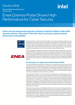 Enea Qosmos Probe Shows High Performance for Cyber Security