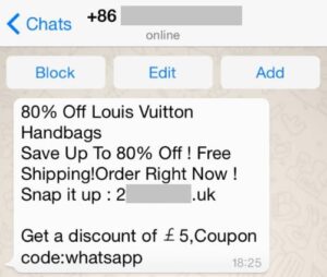 HeadsUp for WhatsApp - Analysing Messaging Spam over WhatsApp