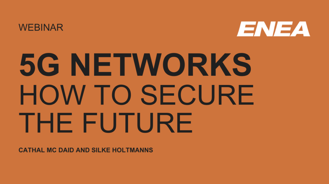 Webinar cover 5G Networks - How to Secure the Future