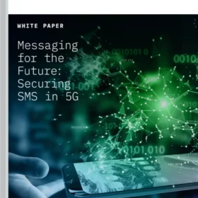 White Paper cover: Messaging for the Future: Securing SMS in 5G