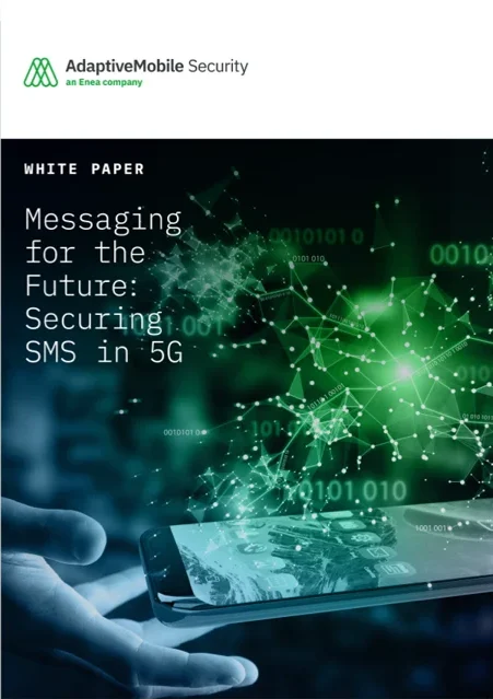 White Paper cover: Messaging for the Future: Securing SMS in 5G