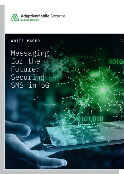 White Paper cover: Messaging for the Future: Securing SMS in 5G