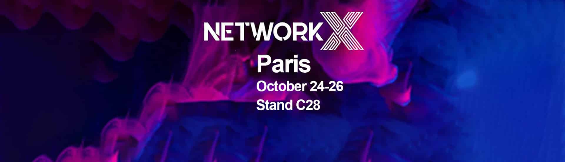 Network X Paris October 24-26, 2023 stand C28