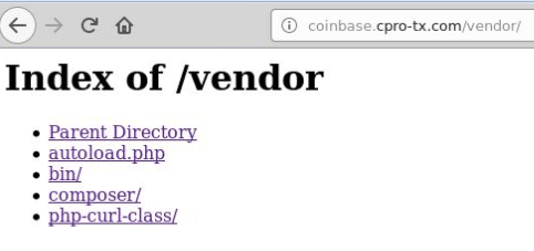 Coinbase phishing scam data directory