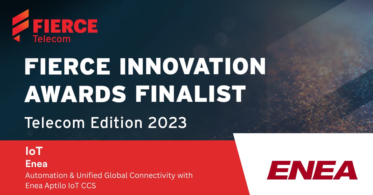 Enea Aptilo IoT CCS finalists in the 2023 Fierce Innovations Award