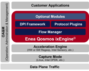 Enea Qosmos ixEngine is a Next-Generation DPI engine that goes beyond IP traffic classification and extracts metadata.