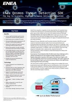 Enea Qosmos Threat Detection SDK: The Key to Scalable, High Performance Intrusion Detection
