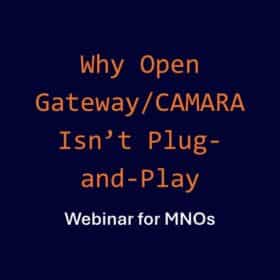 Why Open Gateway CAMARA Isn’t Plug and Play 1