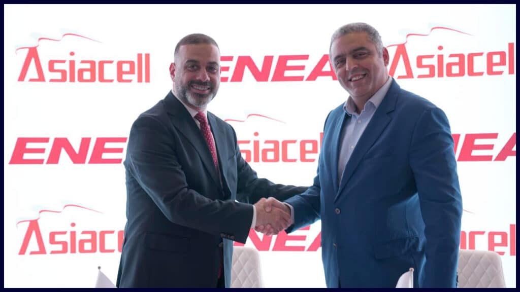 Asiacell signs agreement with Enea at MWC Doha 2025