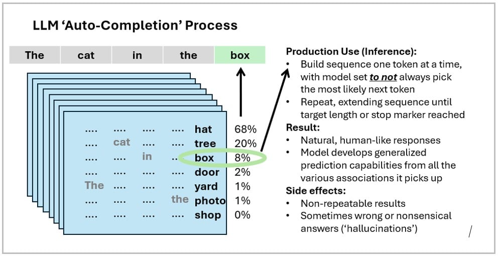 LLM Autocompletion Process LLM Autocompletion Process